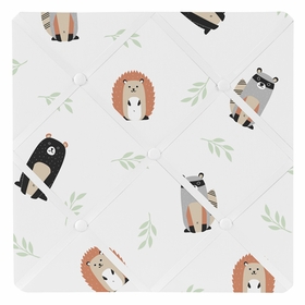 Woodland Pals Collection Fabric Memo Board