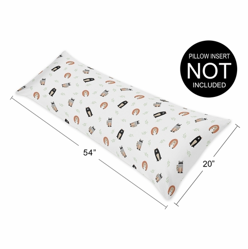 Woodland Pals Collection Full Length Body Pillow Cover - alt image 3
