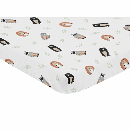 Woodland Pals Collection Mini Crib Sheet