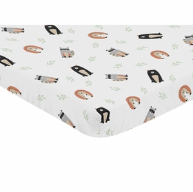 Woodland Pals Collection Mini Crib Sheet