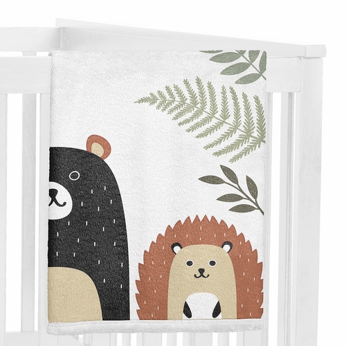 Woodland Pals Collection Monthly Milestone Baby Blanket - alt image 2