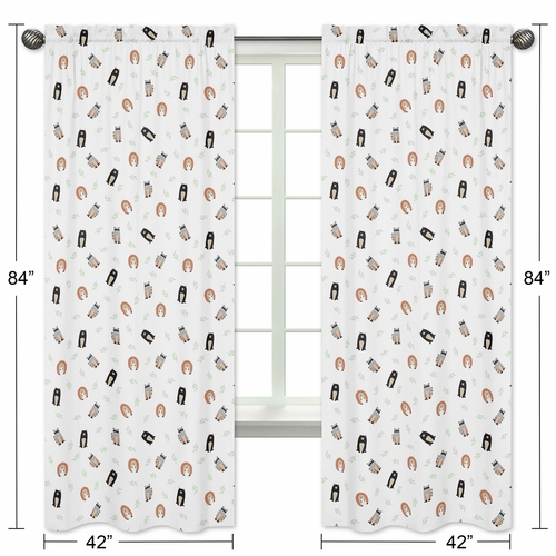 Woodland Pals Collection Window Panels - Set of 2 - alt image 4