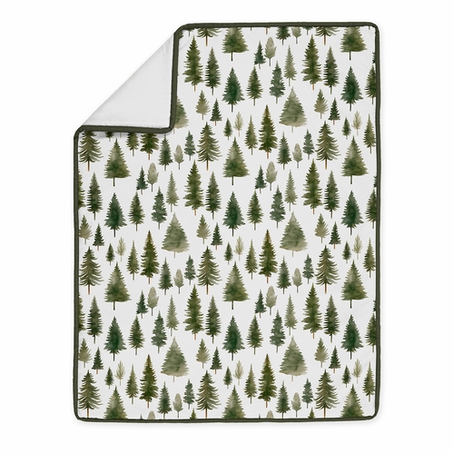 Woodland Pine Tree Collection 4 Piece Crib Bedding - Pinetree Print - alt image 2