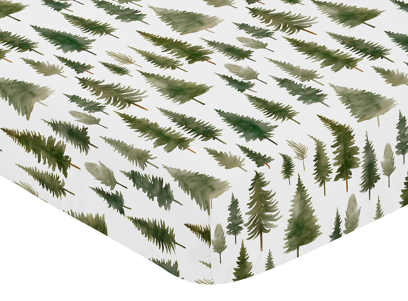 Woodland Pine Tree Collection Crib Sheet
