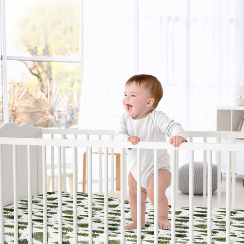 Woodland Pine Tree Collection Crib Sheet - alt image 1