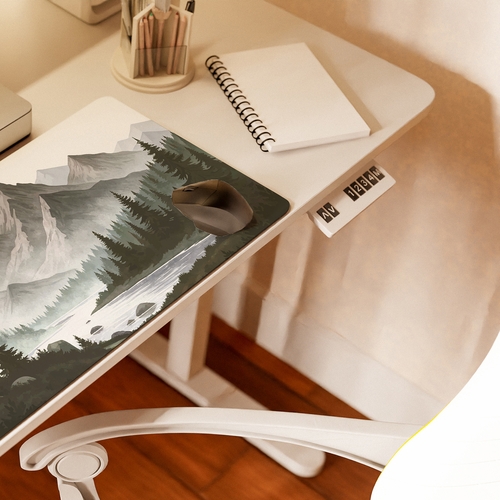 Woodland Pine Tree Collection Large Mouse Pad Desk Mat - alt image 1