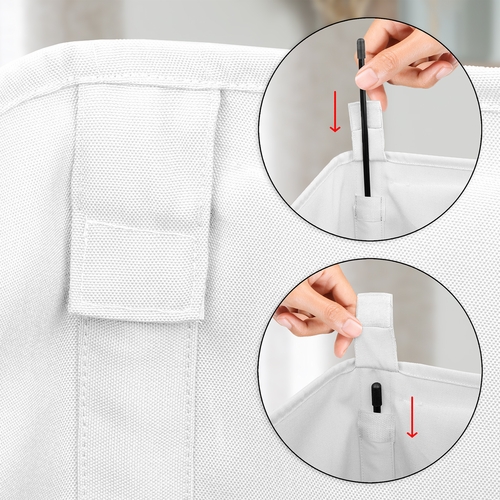 Woodland Pine Tree Collection Laundry Hamper with Handles - alt image 5