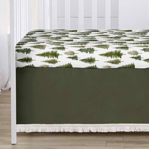 Woodland Pine Tree Collection Sweet Jojo Designs 6 Piece Crib Bedding + BreathableBaby Breathable Mesh Liner - alt image 5