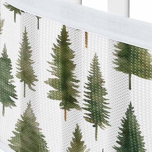 Woodland Pine Tree Collection Sweet Jojo Designs + BreathableBaby Breathable Mini Mesh Crib Liner - alt image 4
