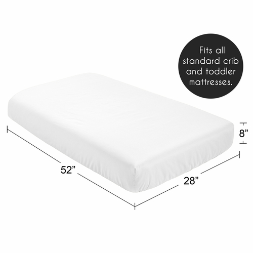 Woodland Toile Collection Jersey Knit Crib Sheet - alt image 5