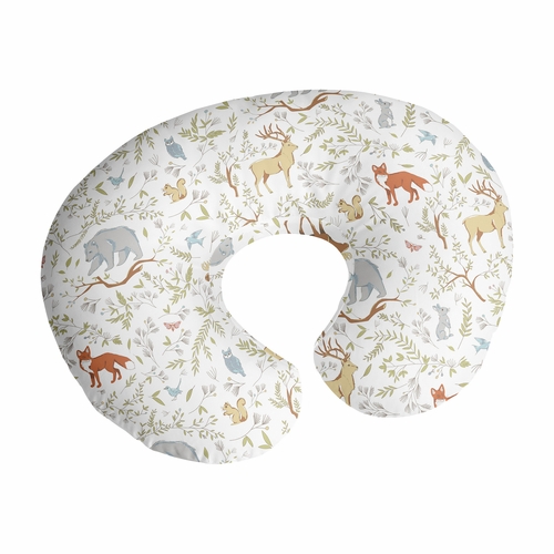 Woodland Toile Collection Nursing Breastfeeding Pillow Cover