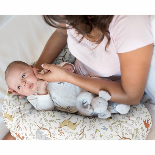 Woodland Toile Collection Nursing Breastfeeding Pillow Cover - alt image 1