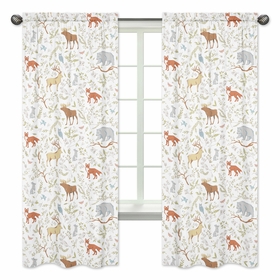 Woodland Toile Collection Window Panels - Set of 2