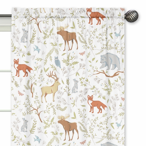 Woodland Toile Collection Window Panels - Set of 2 - alt image 2