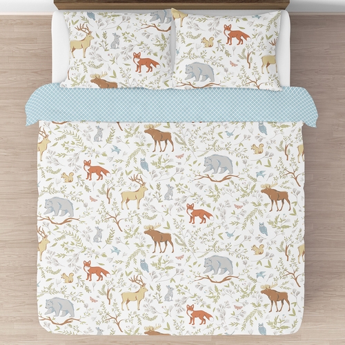 Woodland Toile Full/Queen Bedding Collection - alt image 1