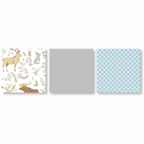 Woodland Toile Toddler Bedding Collection - alt image 4