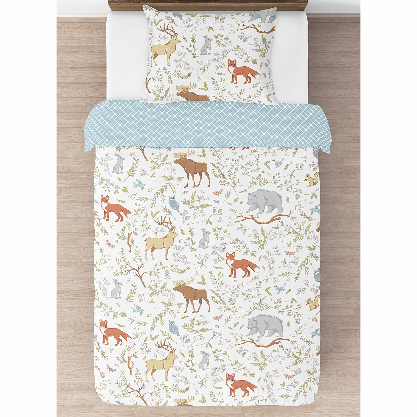 Woodland Toile Twin Bedding Collection