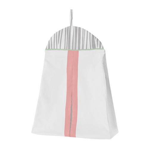 Woodsy Coral, Mint and Grey 11 Piece Bumperless Crib Bedding Collection - alt image 4