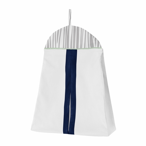 Woodsy Navy, Mint and Grey Collection 5 Piece Crib Bedding - alt image 5