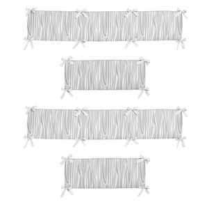 Woodsy Navy, Mint and Grey Collection Crib Bumper Pad