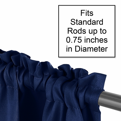 Woodsy Navy, Mint and Grey Collection Window Panels - Set of 2 - alt image 3