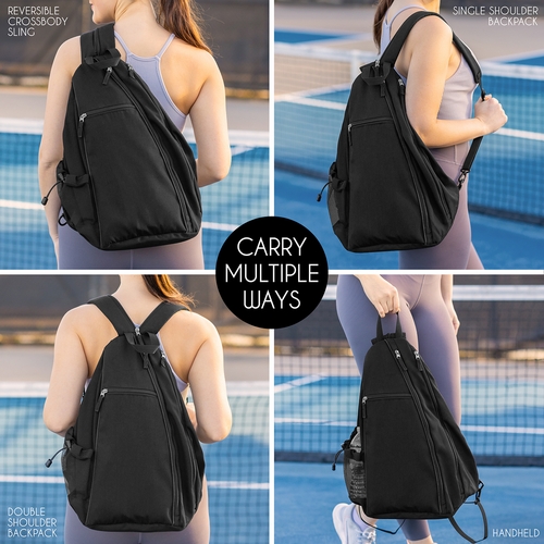 Zero Zero One Collection Pickleball Bag Sling Backpack - alt image 4