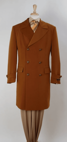 John Knight JK-8 Copper 3/4 Length - Double Breasted Microfiber blend overcoat with 2 Flap pockets. Available @BerganBrothersSuits.com John Knight JK-8 Copper 3/4 Length - Double Breasted Microfiber blend overcoat with 2 Flap pockets. Available @BerganBrothersSuits.com