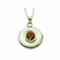 Amber and Sterling Silver Pendant Necklace