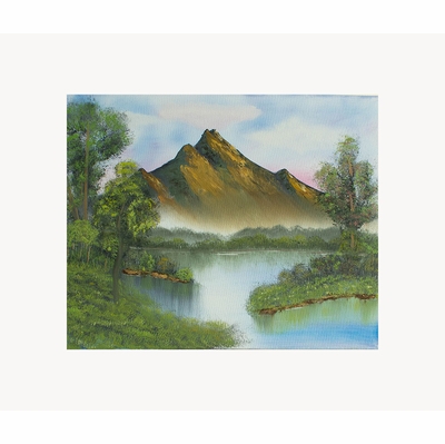 Brown Mountain Lake Print