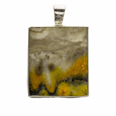 Bumble Bee Jasper Picture Pendant