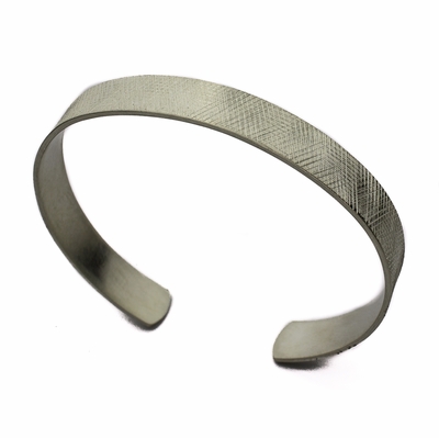 Checkered Sterling Silver Bracelet