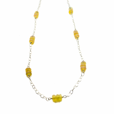 Ethiopian Opal Link Necklace