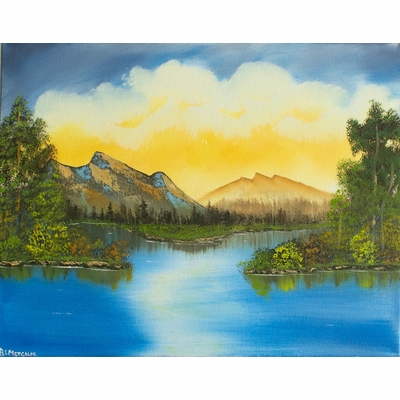 Golden Mountain Sunset