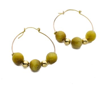 Golden Tiger Eye with 14kt GF Beads