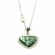 Green Tree Agate and Mystic Topaz Pendant Necklace