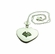 Green Tree Agate and Mystic Topaz Pendant Necklace