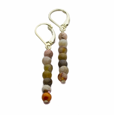 Laguna Lace Agate Dangle Earrings