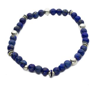 Lapis and Silver Bracelet