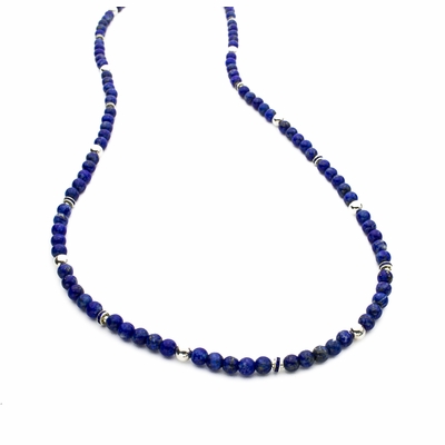 Lapis and Sterling Silver Necklace