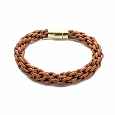 Leather Kumihimo Bracelet