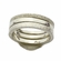 Not-So-Plain Bands - Sterling Silver 3 Rings Set