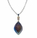 Plume Agate and Ametrine Pendant Necklace
