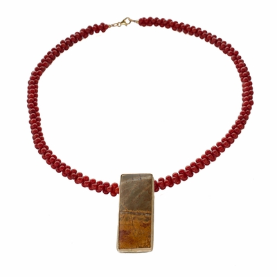 RCJ and Peanut Coral Necklace