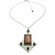 Red Creek Jasper & Malachite Necklace and Earrings Set