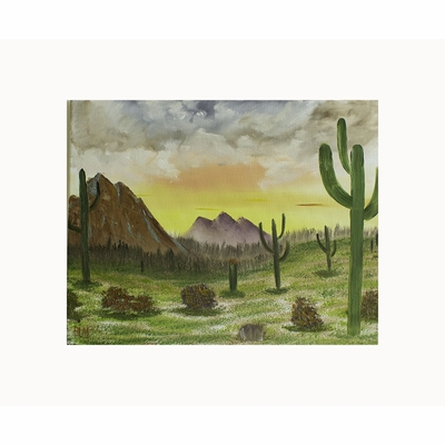 Southwest Desert Mountain - Print