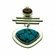 Turquoise n Smoky Quartz Pendant