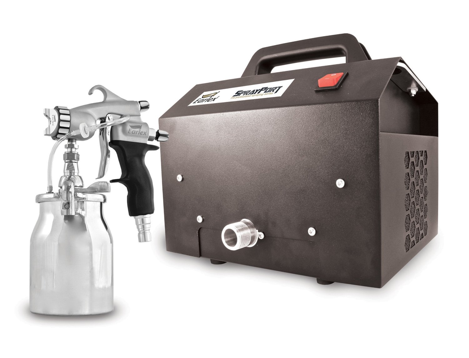 Earlex Spray Port 6002 With Pressure Feed Pro 8 Spray Gun HV6002GUS
