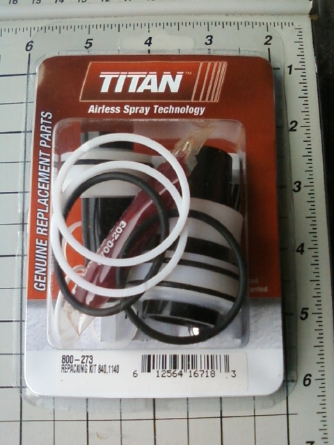 Titan 800-273 Repacking Kit For 840i Ix & 1140i Ix Paint Sprayers – Repair Kit