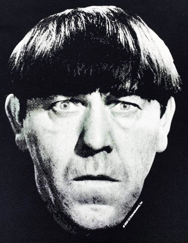 MOE-THREE STOOGES-(T-SHIRT-LONG SLEEVE-T-HOODIE)