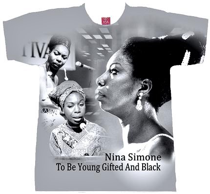 NINA SIMONE-YOUNG, GIFTED & BLACK T-shirt (As worn by Sheek Louch of THE LOX)-M